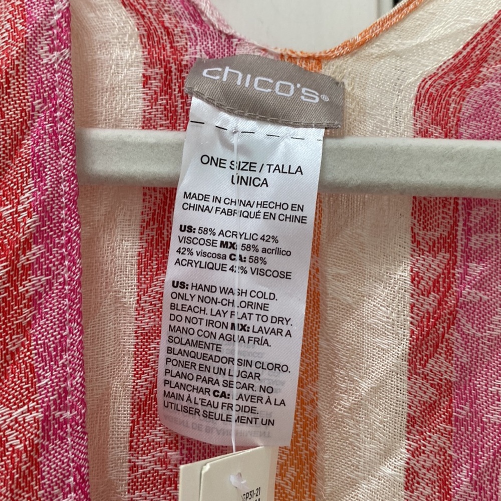 NWT. Woman’s ruana wrap/coverup/kimono. One size. - Picture 2 of 8